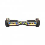 Rebel ZAB0013 Hoverboard LED RGB, 100 kg, 2 x 120 W, černý s graffiti