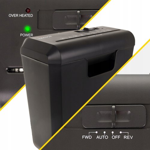 Izoxis 26136 Skartovačka papiera, CD, 10 l, čierna