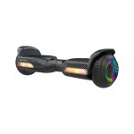Rebel ZAB0015 Hoverboard LED RGB, 100 kg, 2 x 120 W, Carbon černý