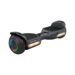 Rebel ZAB0015 Hoverboard LED RGB, 100 kg, 2 x 120 W, Carbon černý