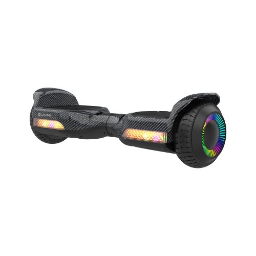 Rebel ZAB0015 Hoverboard LED RGB, 100 kg, 2 x 120 W, Carbon černý