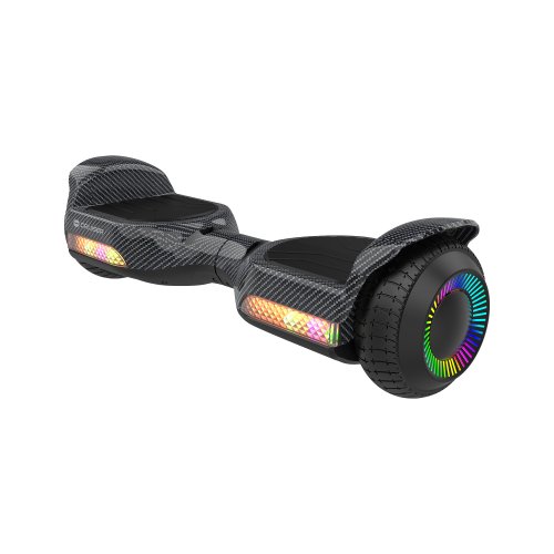 Rebel ZAB0015 Hoverboard LED RGB, 100 kg, 2 x 120 W, Carbon černý