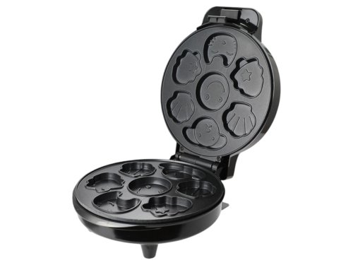 Verk 07254 Vaflovač 1200 W, 7 vaflí, zvířátka, černý