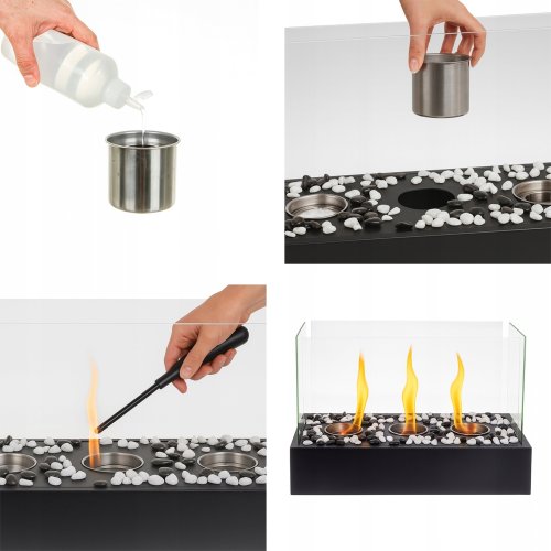 Kaminer 26318 Bio-rám 45 x 29 x 20,5 cm, čierny