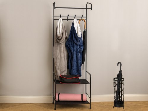 Verk 27524 Verk 27524 Univerzální stojan na oblečení a obuv 165 x 60 cm, bílý