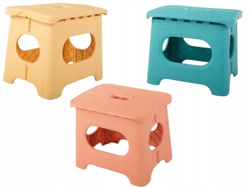 Verk 27478 Protišmyková skladacia stolička 23 x 16 x 20 cm, oranžová