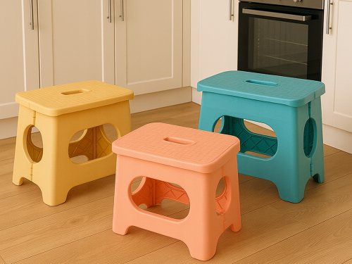 Verk 27478 Protišmyková skladacia stolička 23 x 16 x 20 cm, oranžová