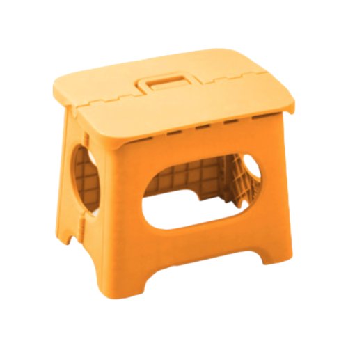 Verk 27478 Protišmyková skladacia stolička 23 x 16 x 20 cm, oranžová