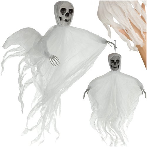 Ruhhy 26124 Bílá závěsná kostra, HALLOWEEN   
