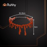 Ruhhy 26143 Náhrdelník v tvare kvapkajúcej krvi, HALLOWEEN