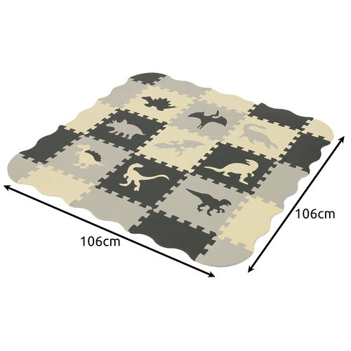 Kruzzel 25785 Kontrastné penové puzzle 30,5 x 30,5 cm, 35 kusov