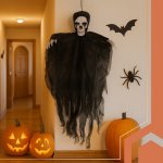 Ruhhy 26125 Čierna závesná kostra, HALLOWEEN