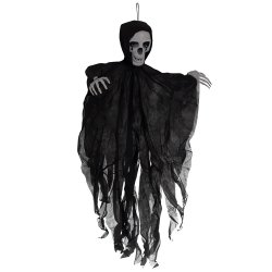 Ruhhy 26125 Čierna závesná kostra, HALLOWEEN