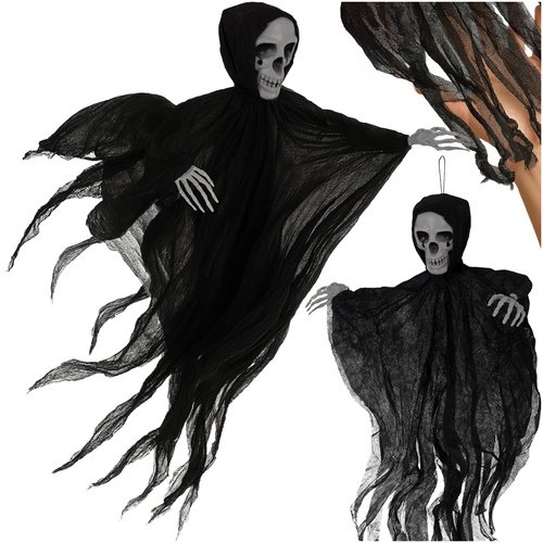 Ruhhy 26125 Čierna závesná kostra, HALLOWEEN
