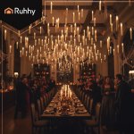 Ruhhy 26177 LED Plovoucí svíčky s kouzelnou hůlkou, 12 ks, Halloween