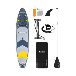 Rebel RBA-4500 Paddleboard SUP s príslušenstvom 350 cm, 135 kg, sivý