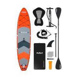 Rebel RBA-4501 Paddleboard SUP s příslušenstvím 350 cm, 140 kg, oranžový