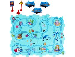 Kruzzel 24851 Interaktivní puzzle podmořský svět s dopravními značkami