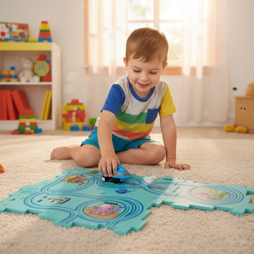 Kruzzel 24851 Interaktívne puzzle podmorský svet s dopravnými značkami