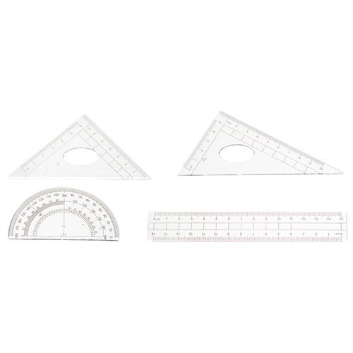 Maaleo 26170 Geometrická sada v pouzdře 10 kusů, zelená