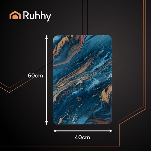 Ruhhy 25959 Koupelnová předložka 60 x 40 cm, modrá