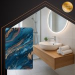 Ruhhy 25958 Koupelnová předložka 80 x 50 cm, modrá