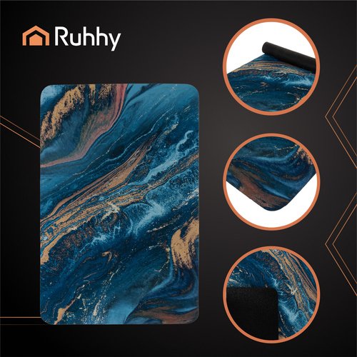 Ruhhy 25958 Koupelnová předložka 80 x 50 cm, modrá