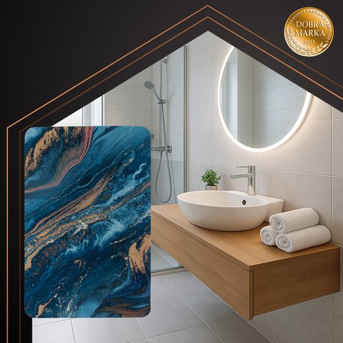 Ruhhy 25958 Koupelnová předložka 80 x 50 cm, modrá