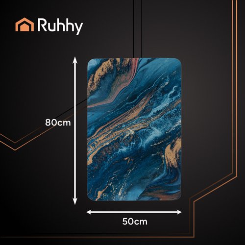 Ruhhy 25958 Koupelnová předložka 80 x 50 cm, modrá