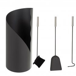 Kaminer 25970 Krbové náradie 3 diely, čierne