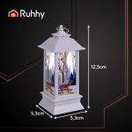 Ruhhy 26753 LED vianočný lampáš 12,5 cm, biely