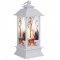 Ruhhy 26753 LED vianočný lampáš 12,5 cm, biely