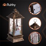 Ruhhy 26754 LED vianočný lampáš 12,5 cm, medený