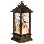 Ruhhy 26754 LED vianočný lampáš 12,5 cm, medený