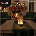 Ruhhy 26754 LED vianočný lampáš 12,5 cm, medený