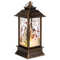 Ruhhy 26754 LED vianočný lampáš 12,5 cm, medený
