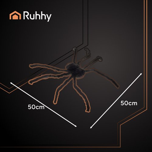 Ruhhy 26029 Obrovský pavúk 50 cm, čierny