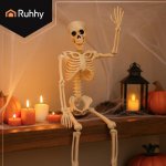 Ruhhy 26027 Ľudská kostra na Halloween 40 cm