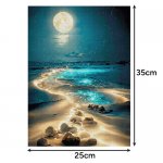 Maaleo 26769 Diamantová maľba 40 x 30 cm, Pláž