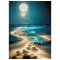 Maaleo 26769 Diamantové malování 40 x 30 cm, Pláž