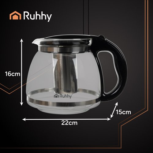 Ruhhy 26066 Konvice na čaj se sítkem, 2 l 