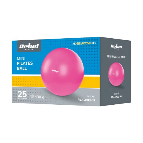 Rebel RBA-3103 Jóga/pilates míč 25 cm, růžový