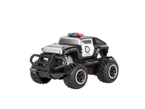 Rebel ZAB0113 Terénní Mini RC Auto POLICE, dálkové ovládání (1:43)