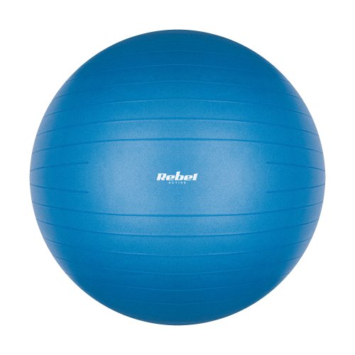 Rebel RBA-3100 Gymnastický míč 55 cm s ruční pumpičkou, modrý
