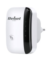 Rebel KOM1030 zosilňovač signálu WiFi, 300Mbps, biely