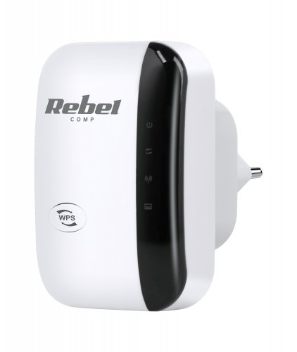 Rebel KOM1030 WiFi zesilovač signálu, 300Mb/s, bílý