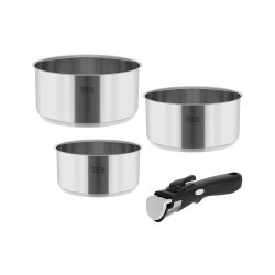 Teesa TSA0148 Sada nerezových hrnců s odnímatelnou rukojetí COOK EXPERT 3 ks