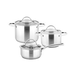Teesa TSA0141 Sada hrncov z nehrdzavejúcej ocele COOK EXPERT MASTER 3 ks