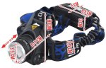 ISO 39 Čelovka High Power ZOOM CREE LED XML-T6