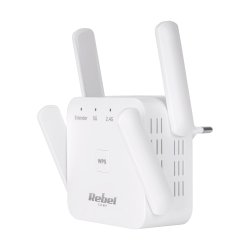 Rebel KOM1032 WiFi zesilovač signálu, 2,4+5 GHz, bílý